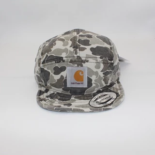 Workwear ลายพราง Duckbill หมวกฮิปฮอปปีกแบนห้าแพนอัลหมวกเบสบอลกลางแจ้ง