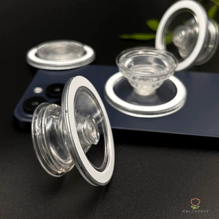 popsocket ตัวติดมือถือ Magnetic Griptok ขายึดถุงลมนิรภัยแม่เหล็กแบบยืดหดได้สำหรับโทรศัพท์แบบพับได้ เบาะลมใส ring holder