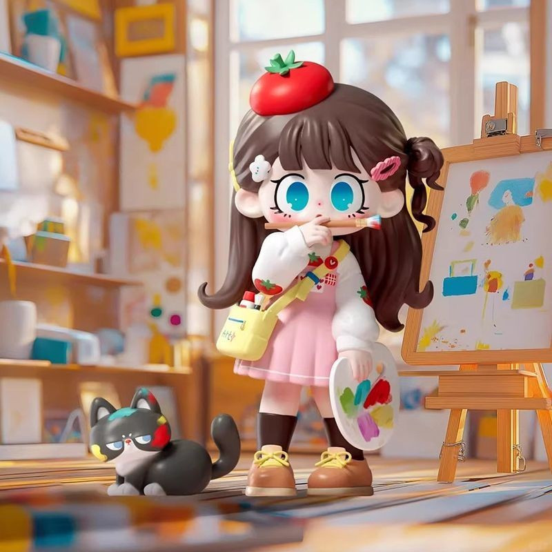 ของแท้พร้อมสต็อก milay V3 milay Girl Third Generation Lazy Time Series อินเทรนด์เล่นรูปตุ๊กตาของขวัญ