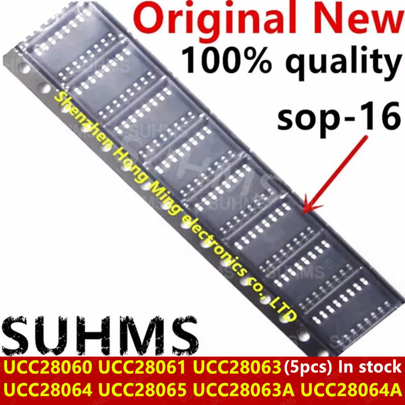 (5 ชิ้น) 100% ใหม่ UCC28060 UCC28061 UCC28063 UCC28064 UCC28065 UCC28063A UCC28064A DR280 UCC60DR UC