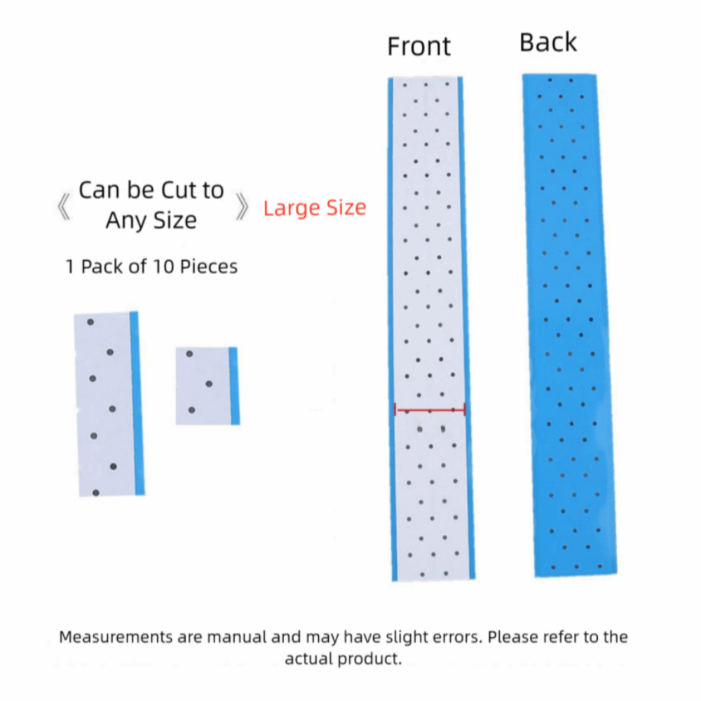 SWIFTSAVER 10 ชิ้น Ultra Hold กาว, No-shine สองด้านลูกไม้วิกผมเทป,เปลี่ยน Breathable Blue กันน้ําวิกผมเทปกาว Salon - รูปที่ 7
