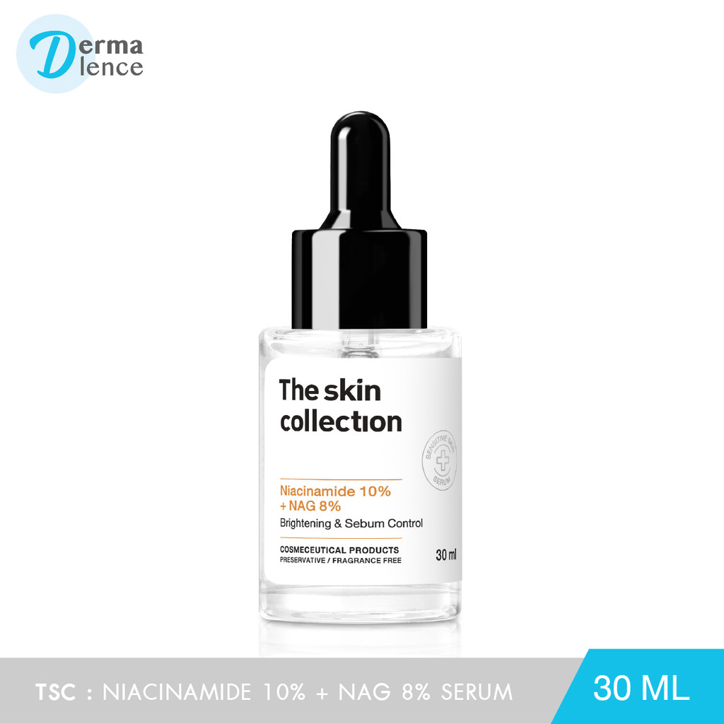 The Skin Collection Serum Niacinamide 10% + NAG 8% เซรั่มเสริมเกราะผิว ลดเลือนจุดด่างดำ 30ml