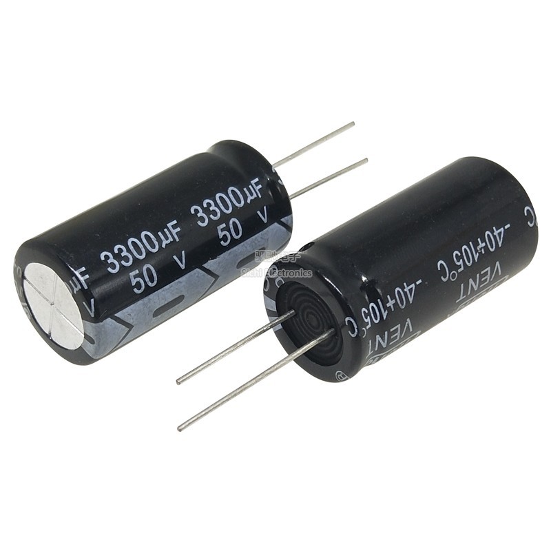 ใหม่ 50V 3300UF 18 * 35 มม. ตัวเก็บประจุไฟฟ้าคุณภาพสูง 50V 3300UF