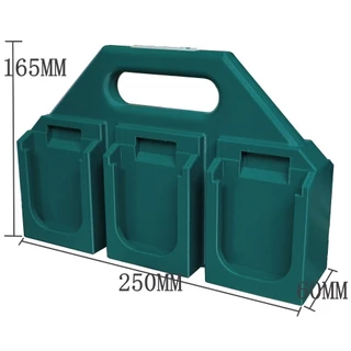 MAKITA โคเวโลส ชั้นเก็บแบตเตอรี่,4สล็อต/6สล็อตยึดอุปกรณ์แบตเตอรี่ขาตั้งแบบพกพา,ทนทานที่แข็งแกร่งลดลงพิมพ์แบตเตอรี่ฐานยึดสําหรับ ดู 18โวลต์