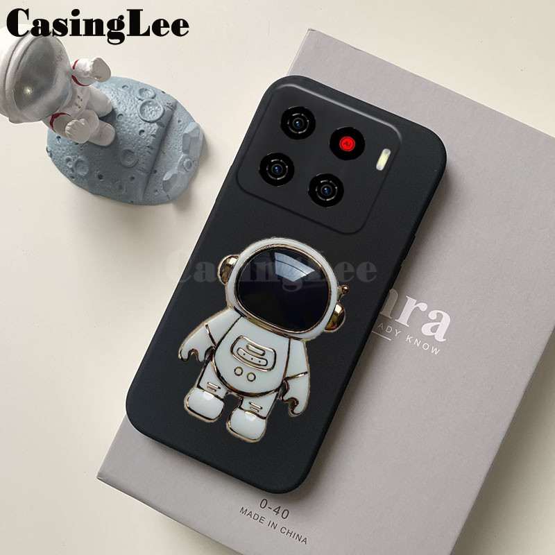เคสโทรศัพท์สําหรับ ZTE Nubia A36 A56 ฝาหลังแฟชั่นการ์ตูนนักบินอวกาศ Kickstand กันฝุ่นไฟฟ้าสําหรับ ZTE Blade A36 A56 ฝาครอบกรณี