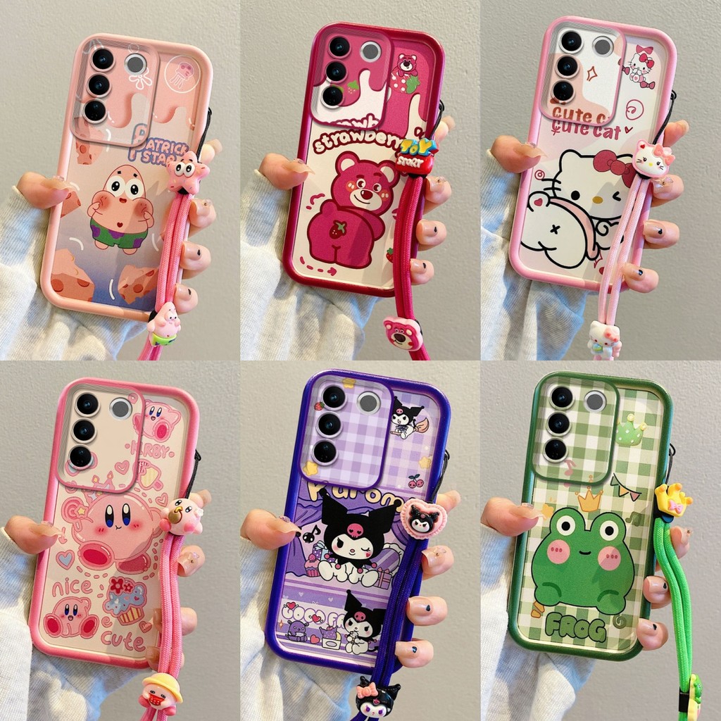 เคส VIVO V27 เคสโทรศัพท์ซิลิโคนอ่อนนุ่มลายการ์ตูนที่เรียบง่ายและน่ารัก YX