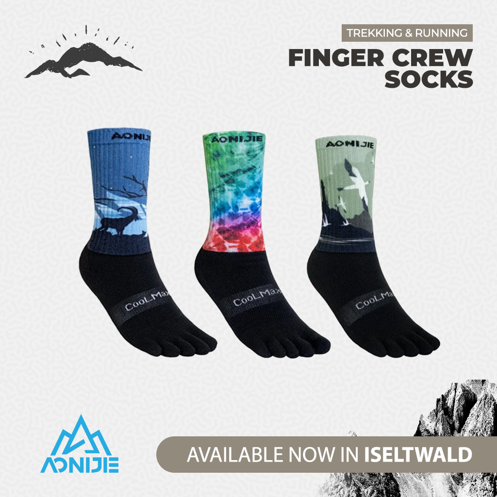 Aonijie E4843 ถุงเท้าลูกเรือนิ้ว