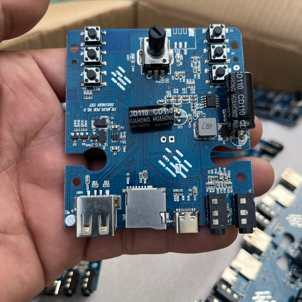 บอร์ดหลักแอมป์บลูทูธสำหรับลำโพง เหมาะสำหรับ DIY ดัดแปลงลำโพง ศึกษาวงจร