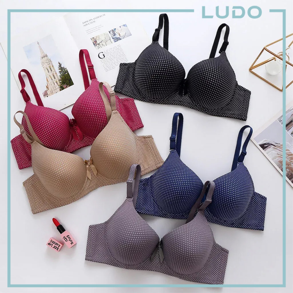 Alicias Secret ระเบียงตาข่าย Underwire Bralette Bra ตาข่าย Berberdawai Cup D (36-42)