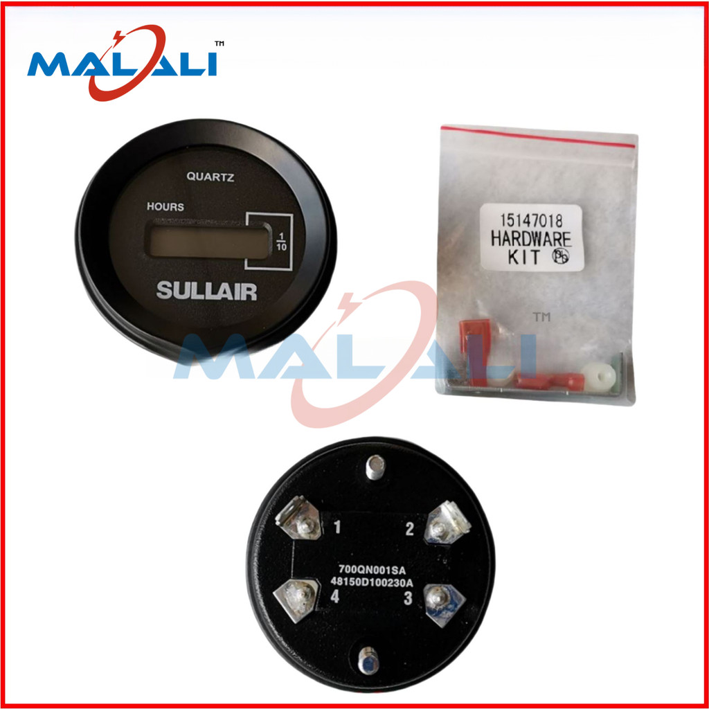 MalaliCUSRTIS Timer HOURS Meter QUARTZ Time Accumulative Meter Cortis Meter 701QN Time Meter