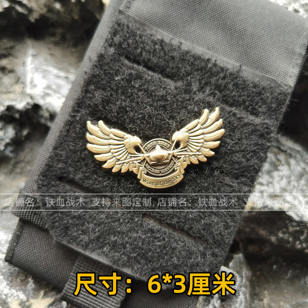 [แพทช์ Velcro แบบกําหนดเอง]HR.Metal Retro J20 Morale Clause Aviation 3D Velcro Patch /Badges/armband