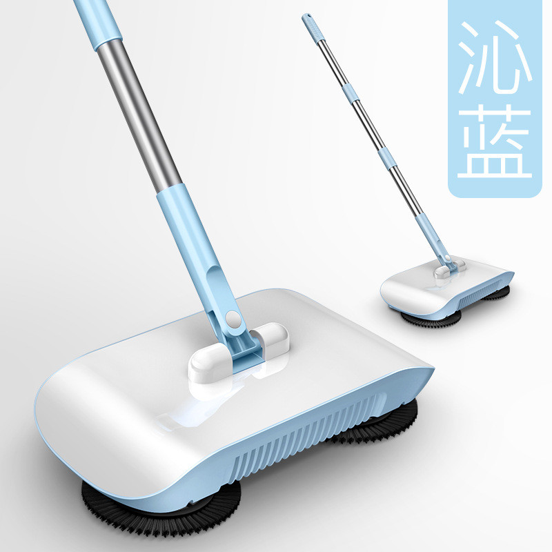 Sweeper Hand-Push Sweeper ไม้กวาดในครัวเรือนที่ตักขยะชุดรวมของขวัญ Sweeper