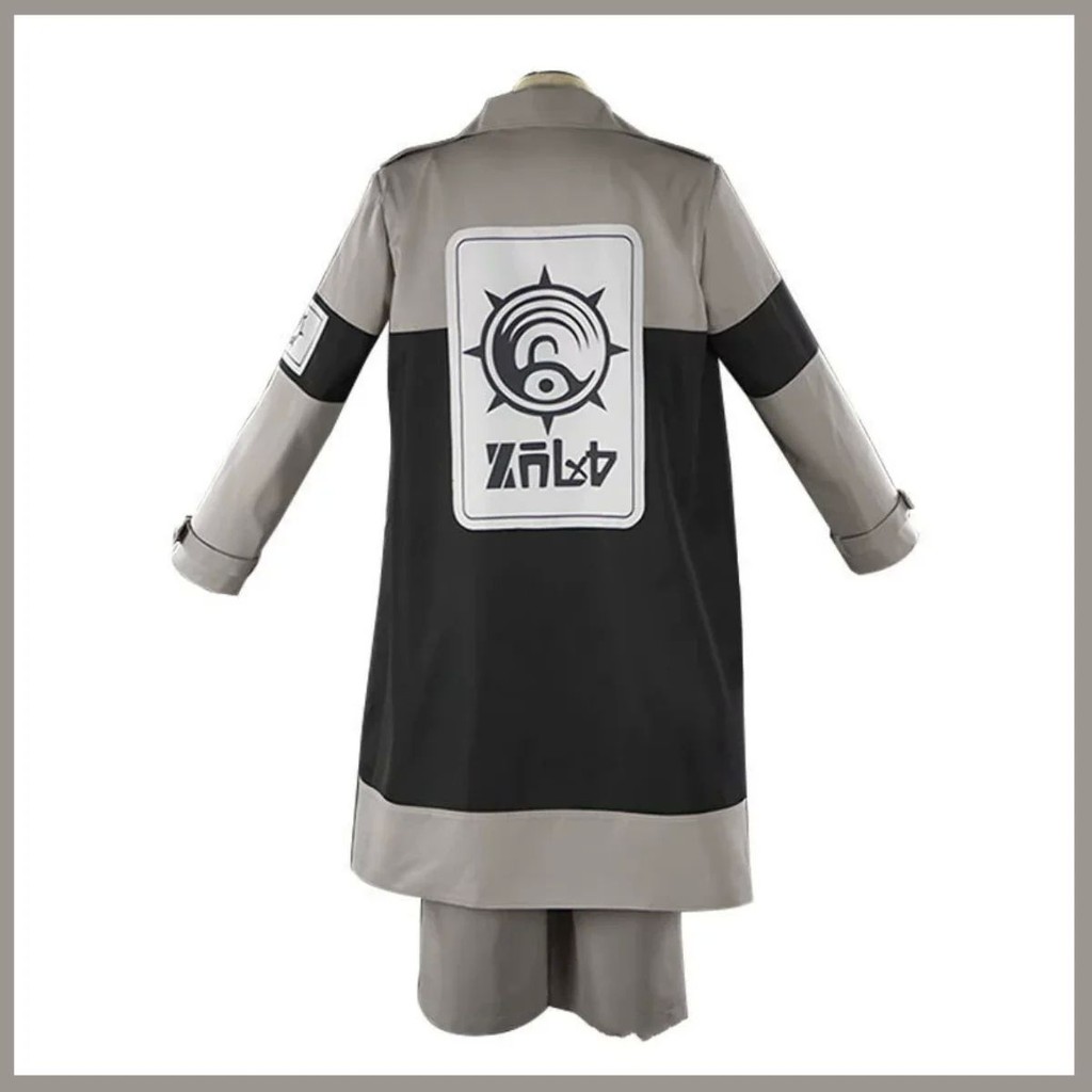 อะนิเมะ Gachiakuta Enjin คอสเพลย์เครื่องแต่งกาย Gachi Akuta Long Coat Combat Uniform อุปกรณ์เสริมชุด