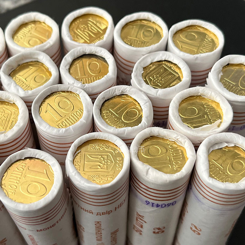Fidelity ทั้งม้วน 50 ยูเครน 10 Gobi Gold เส้นผ่านศูนย์กลาง 17 มม. เหรียญต่างประเทศ เหรียญสกุลเงินต่างประเทศ LYJ25723