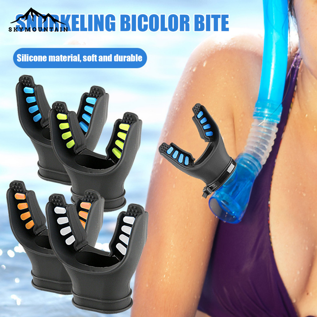 Snorkelling Mouthpiece เด็ก Snorkel Mouthpiece Universal Calibre Snorkel Mouthpiece พร้อมการออกแบบกา