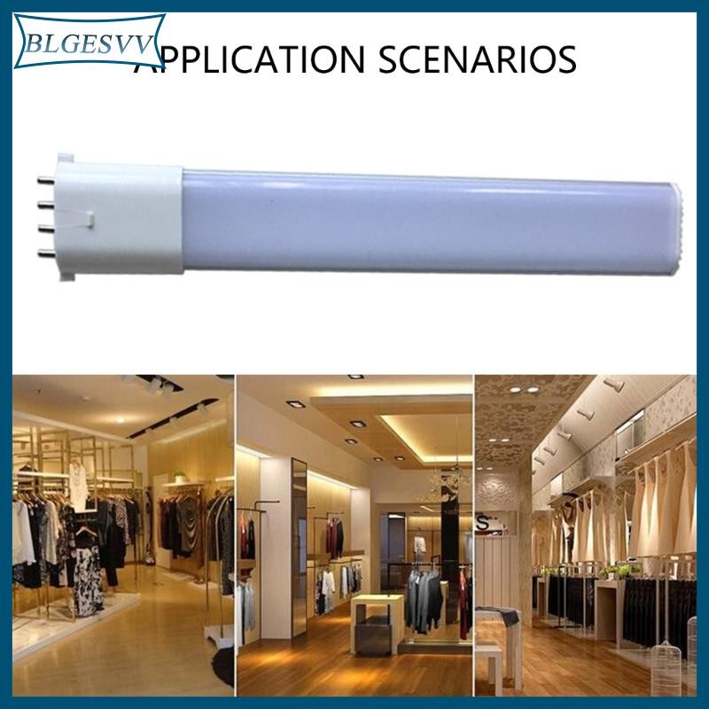 Blg 4 ขาหลอดไฟ LED บาร์หลอดโคมไฟ 8W 2G7 2GX7 85-265V LED แนวนอนปลั๊กโคมไฟอลูมิเนียมหลอดไฟ LED ติดตั้