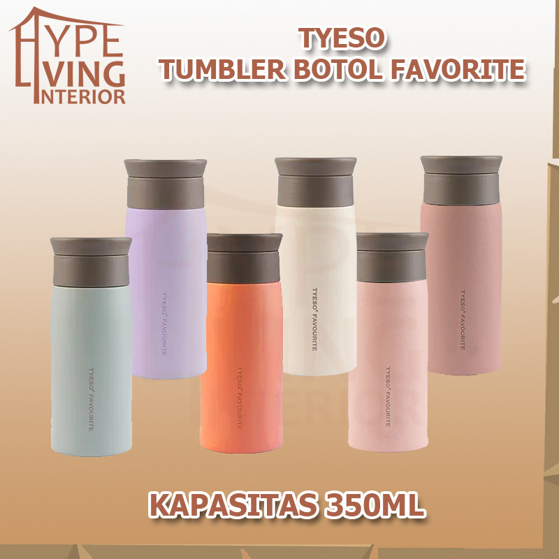 SHOB.SHOP [HYPE LIVING] TYESO Tumbler Favorite Bottle Special Collection 6 สี 350ML