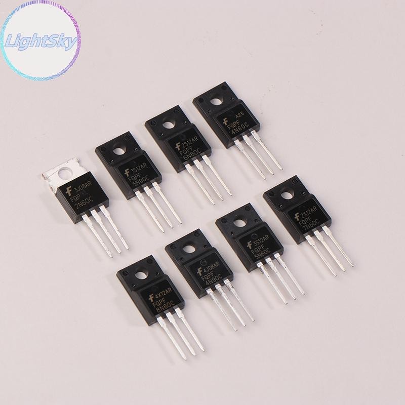 LightSky 5 ชิ้น Fqpf2n60c Fqpf4n60c Fqpf5n60c 2n60c Fqpf6n60c Fqpf8n60c Fqpf10n60c Fqpf10n60c Fqpf20