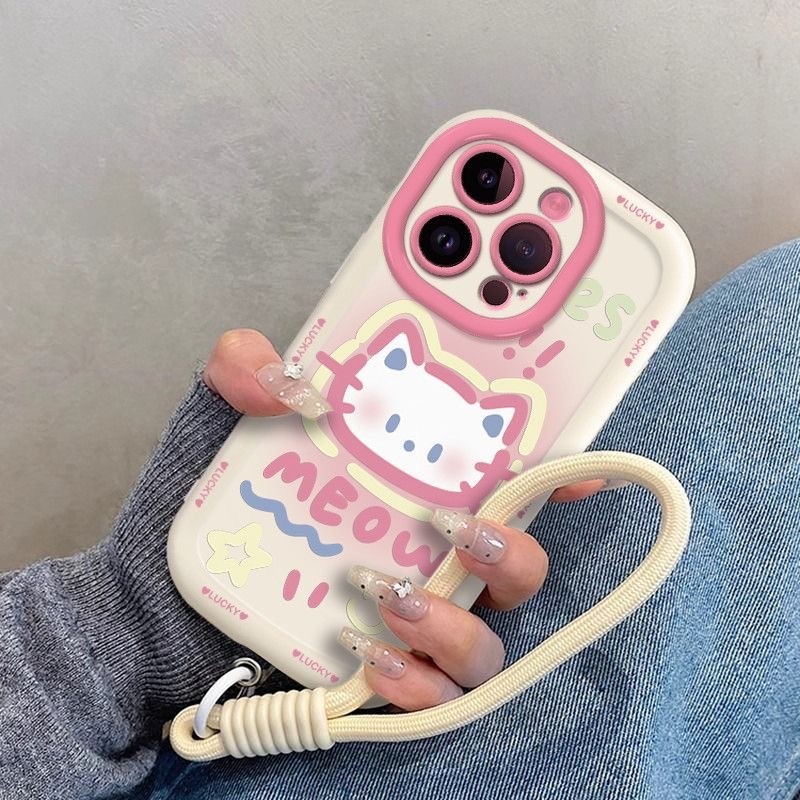 🔥สำหรับ iPhone 11 Pro Max 17 16 Plus iPhone 13 Pro Max 15 11 14 12 xr xs เคสโทรศัพท์นุ่มน่ารัก