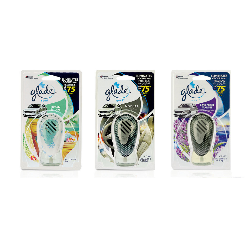Glade Sport Starter Kit 7ml - น้ําหอมปรับอากาศในรถยนต์ - น้ําหอมติดรถยนต์ / Pewangi Kereta