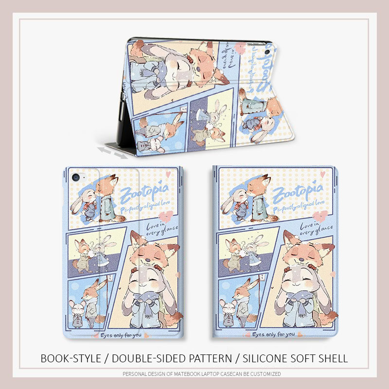 Zootopia case iPad air7 air4/5/6 10.2 gen7/8/9 mini4/5/6/7 8 case iPad new pro11 pro12.9 pro13 gen10 gen11 A16 air 11 Disney case - รูปที่ 4