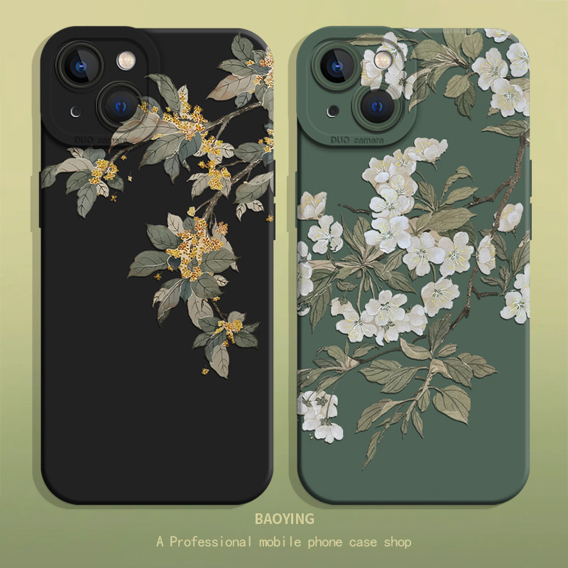 Osmanthus เหมาะสําหรับ OnePlus 13 T เคสโทรศัพท์ z10turbo + Antique iqoo12 ชุด 11 S ใหม่สไตล์จีน neo9