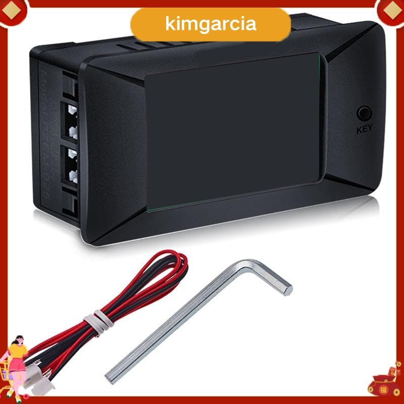 kimgarcia DC5-12V 100A Shunt Bulit-inDC Digital Battery Tester Two-Way Ammeter Voltmeter Power Energ