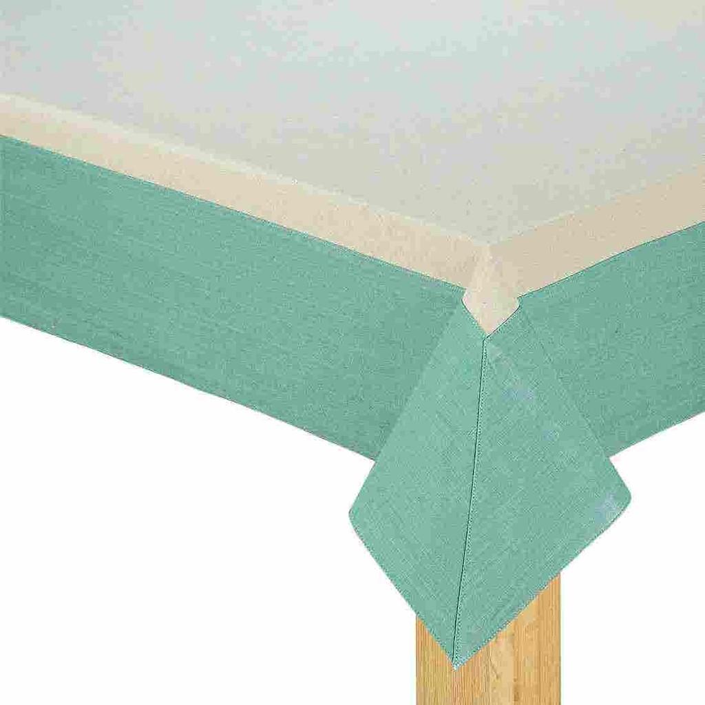 SB Design Square ผ้าปูโต๊ะ Habitat รุ่น Delice 180x270cm สีครีม-เขียว (180x270x1 ซม.)  แบรนด์ LIVING