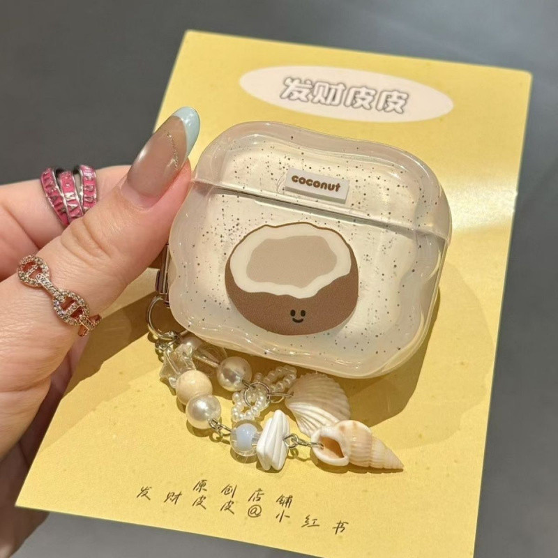 เคสหูฟังคริสตัล Coconu ไร้สายบลูทูธ AirPods Pro 1/2/3/4 หูฟังฝาครอบป้องกัน