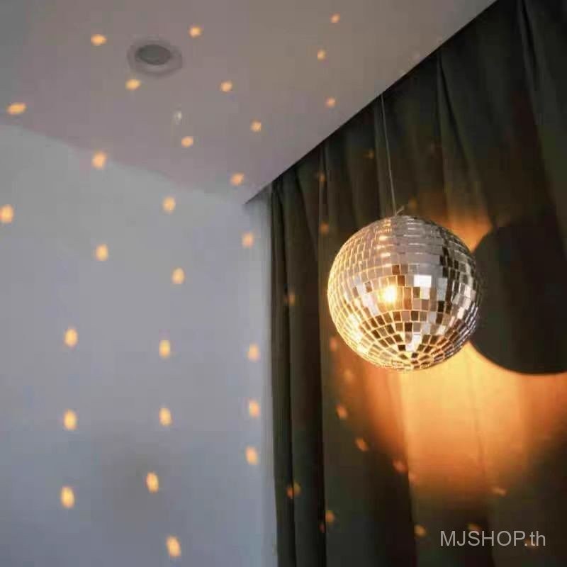 [คลังสินค้าพร้อม] MJshop disco ลูกกระจกดิสโก้ ตกแต่งสถานบันเทิง งานปาร์ตี้ บาร์ งานแต่ง ลูกเลเซอร์