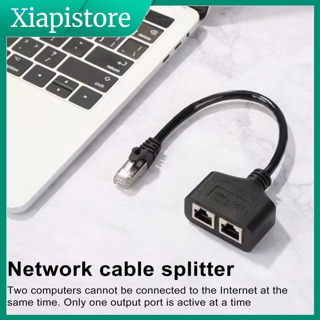 [Xiapistore] Ethernet Splitter Ethernet Network จําหน่าย Splitter High-speed Ethernet Cable Splitter