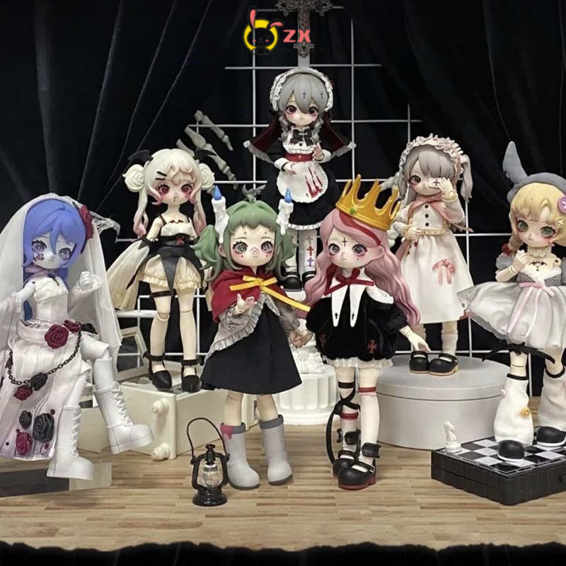 Nyssa Nisa Strange Nightmare Horror Blind Box Series BJD Blind Box Movable Figurine ของเล่นอินเทรนด์