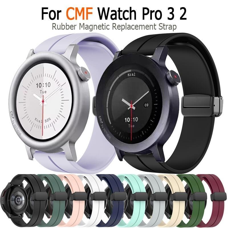 สายนาฬิกาซิลิโคน สําหรับ CMF Watch Pro 3 2 สายนาฬิกา smart watch สําหรับ cmf watch pro 3 2 strap นาฬ