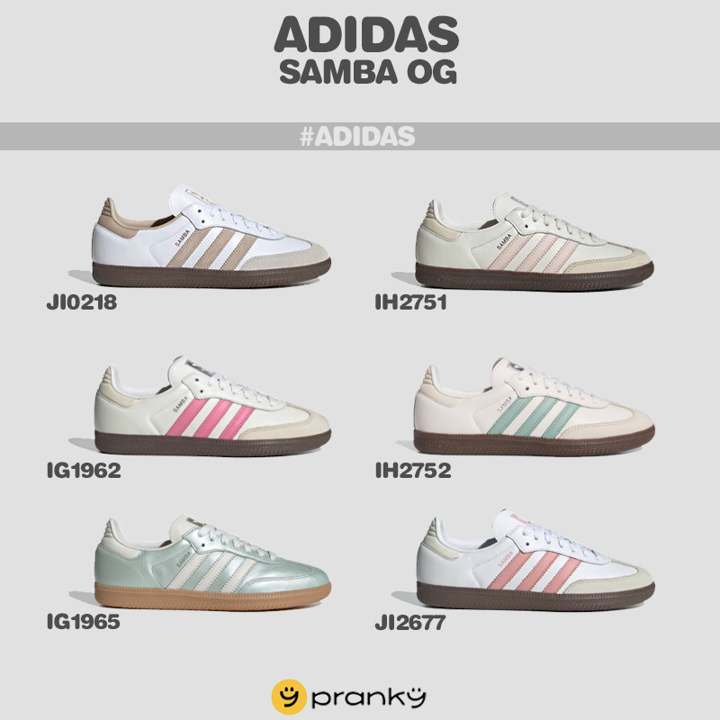 (พร้อมส่ง&พรีออเดอร์12-15วัน) ADIDAS SAMBA OG (JI0218/1H2751/IG1962/IH2752/IG1965/JI2677) รองเท้าลำล