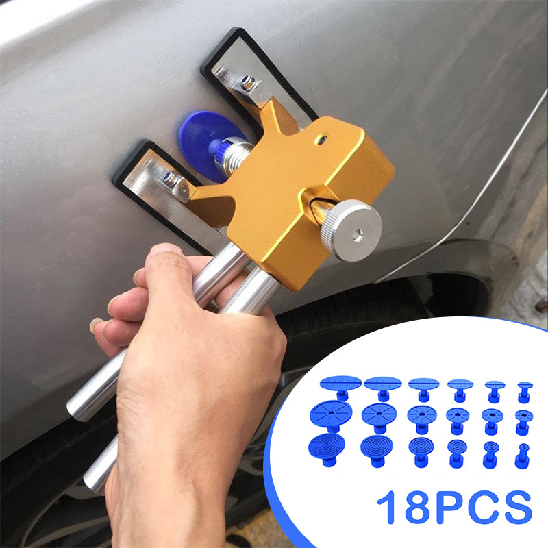 กำจัดรถเครื่องมือซ่อมแซม Dent Remover รอยบุบอัตโนมัติ Puller ชุดเครื่องมือซ่อมแซมรอยบุบรถยนต์ สําหรับยานพาหนะ รถยนต์