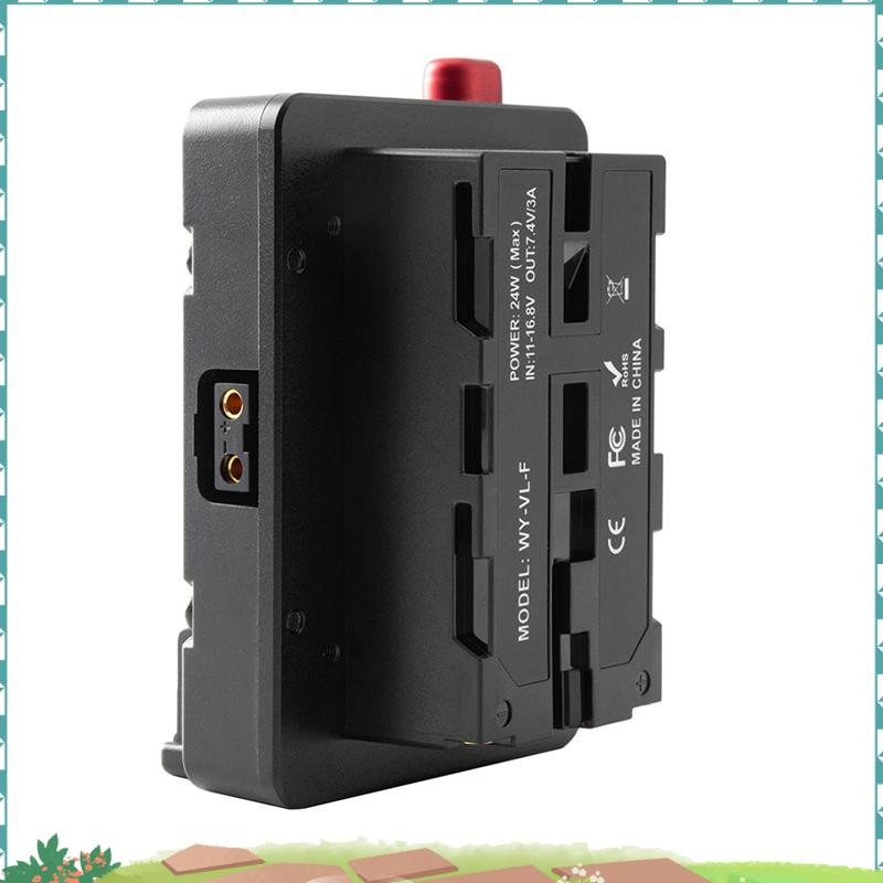 Uejfrdkuwg Power Adapter Mount Plate สําหรับ Mini Nano V/V Mount แบตเตอรี่ NP-F NP-F960 NP-F970,D-Ta