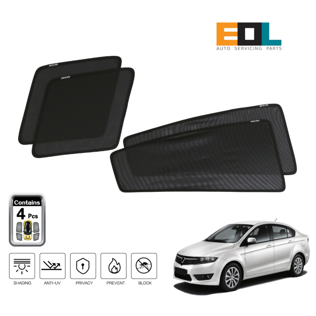 SHENGGE Car Fit Sunshade PREVE 2003 ชุด (4 ชิ้น) Pelindung Matahari Kereta SHENGGE PROTON PREVE 2003