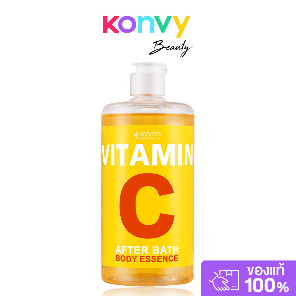Beauty Buffet Scentio Vitamin C After Bath Body Essence 450ml บิวตี้ บุฟเฟ่ต์ น้ำตบเอสเซนส์วิตามินซี.