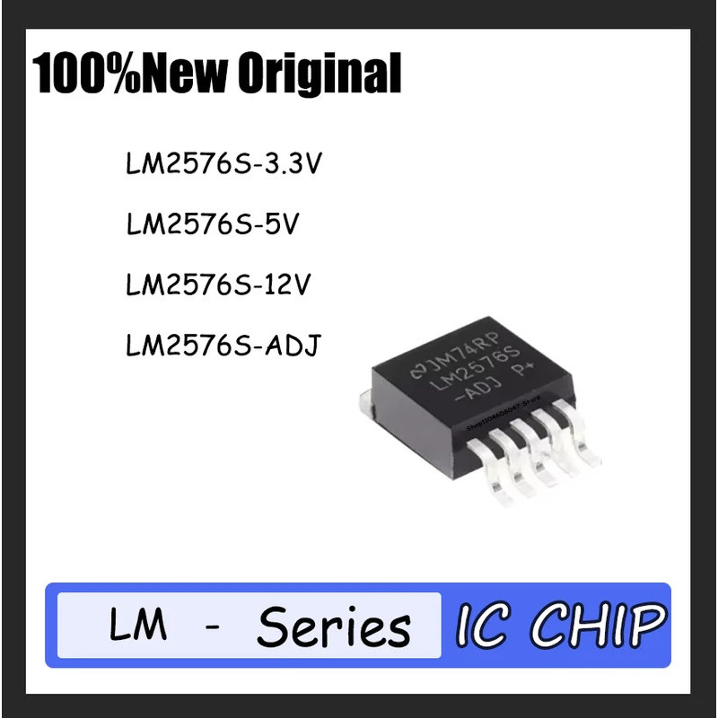 1-5PCS LM2576S-3.3V LM2576S-5V LM2576S-12V LM2576S-ADJ TO-263 ชิป ic