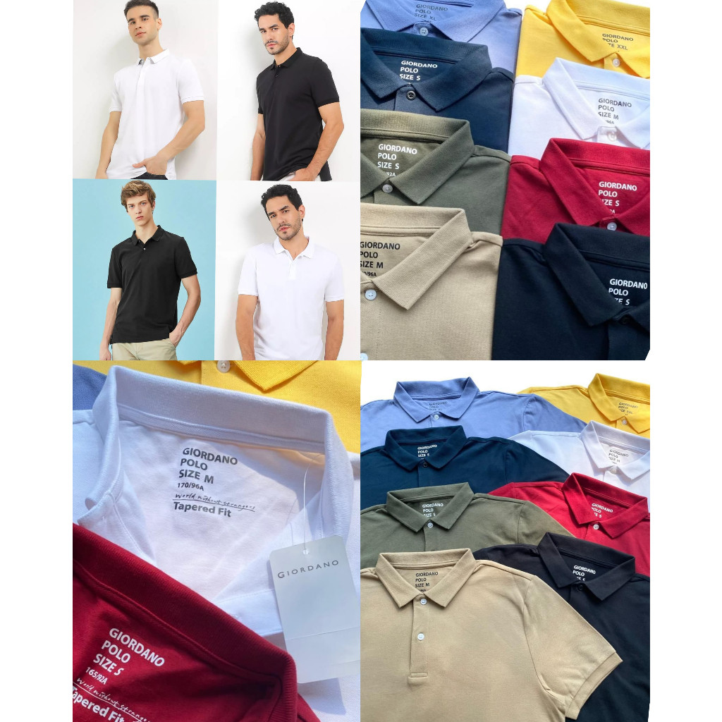 AXEULE เสื้อโปโลธรรมดา GDN เสื้อเชิ้ตคอปกผู้ชาย - 8624