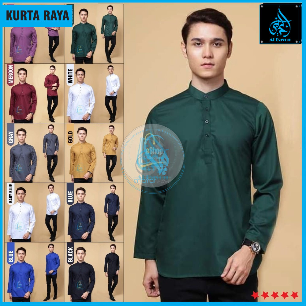 Kurta Raya 2024 Men Exclusive OSAKA Fabric Kurta Men Adult Men Kurta Plus Size [S-6XL]