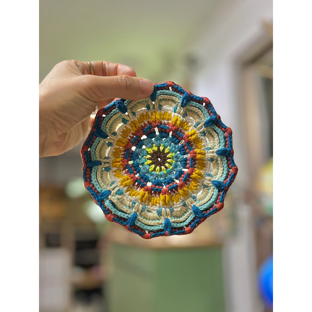 Best Friend Coaster diy Gift Crochet Chinese Style Knitting Ancient Style Relaxation Kit DIY Handmad