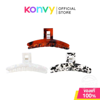 KVY Hair Clip Ins เควีวาย กิ๊บหนีบผม ดีไซน์สวยโดดเด่น (White/Cowmooflage/Brown)