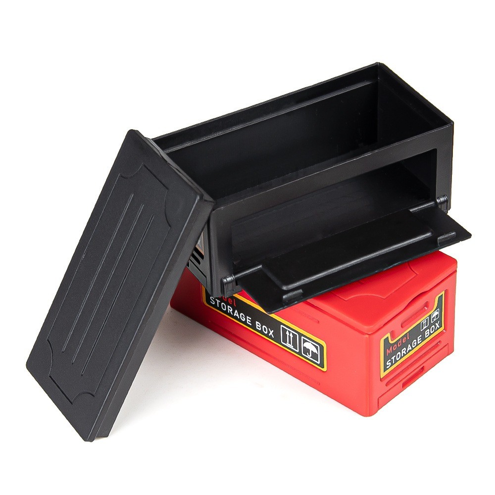 พลาสติกกล่องเก็บกระเป๋าตกแต่งกล่องเครื่องมือสําหรับ 1/10 Rc Crawler Axial Scx10 Trx4 Yikong Rc4wd