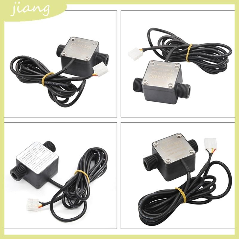 JN G1 2 Flowmeter Gear Counter DN15 30-1200L H Water Liquid Gasoline-Diesel Milk Flow-Sensor DC3 5-2
