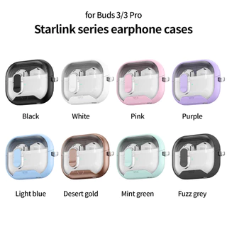 🔥ส่งจากไทย🔥 ฝาพับใส For Samsung Buds 3 Pro 3Pro Buds3Pro เคสป้องกันความปลอดภัยพร้อมที่ยึดโทรศัพท์ เคสป้องกันหูฟังแบบใส