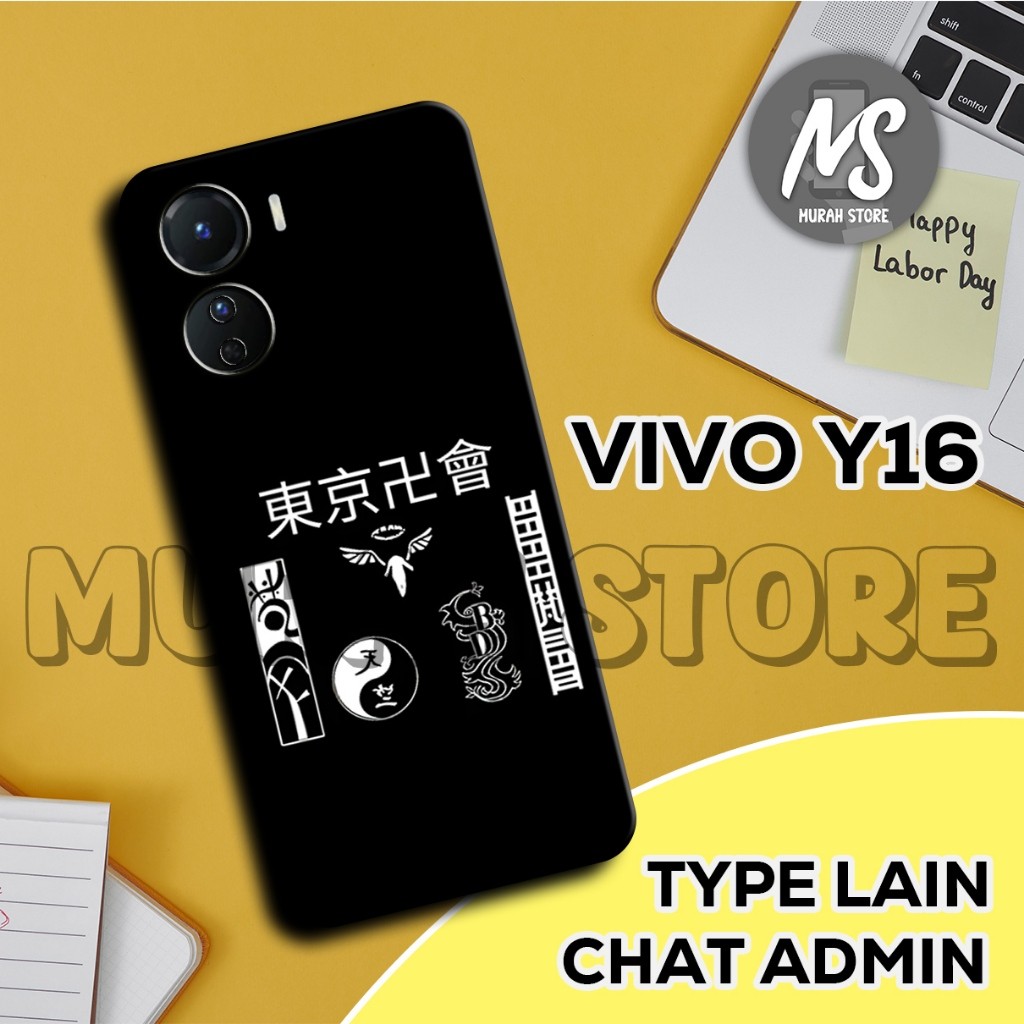 VIVO Y16/MS39 Rubber Softcase/GATA Motif/VIVO Y16 Case/VIVO Y16 Silicone