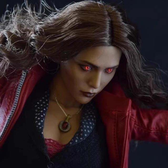 [ระดับไฮเอนด์] พร้อมสต็อก BY ART 1/6 Scarlet Witch Elizabeth Eyes สามารถ Light Up Voice Control BY-T