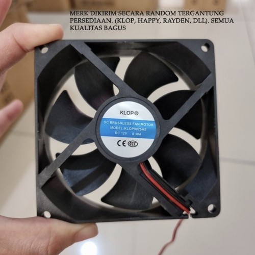 (TS) FAN DC 12V COOLING FAN เส้นผ่านศูนย์กลาง 9x9 Cm