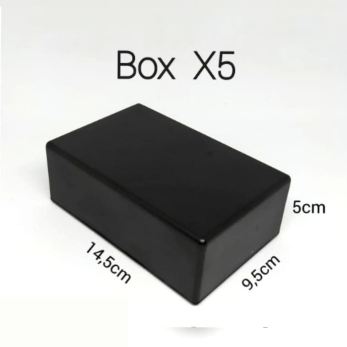 (TS) กล่อง X5 BOK AUDIO พลาสติกสีดํา AMPLI